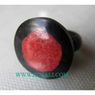 Woman Coral Finger Rings