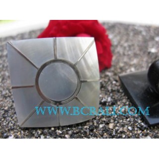 Woman Finger Shell Rings Stainless