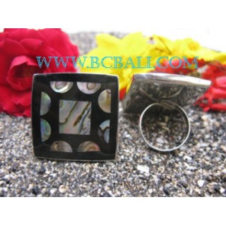 Woman Steel Finger Shell Rings