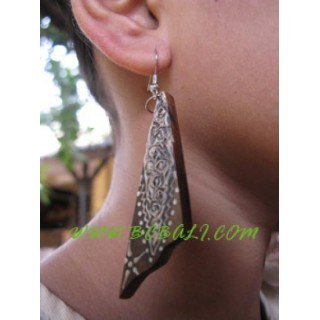 Casual Wooden Earring