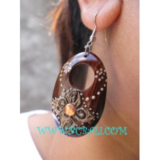 Classic Painting Wooden Earring