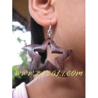 Coconut Star Earring