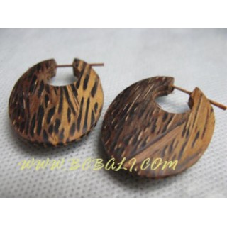 Coconut Woods Earrings