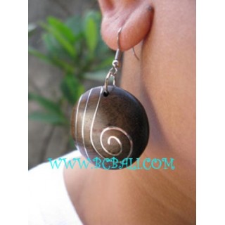 Designer Earring Wooden Steel