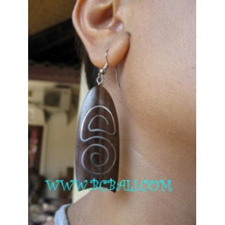 Fashion Stainless Wooden Earring