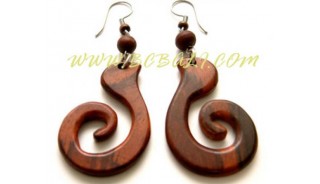 Handmade Organic Wooden Earrs