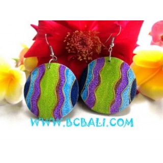 Hawaii Woods Earring Painting