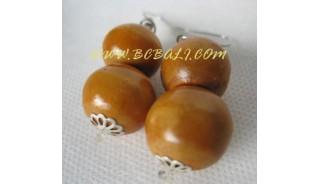 Ladies Wooden Earring