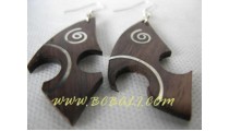 Metal Woods Earring