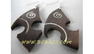 Metal Woods Earring