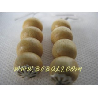 Natural Wood Earring