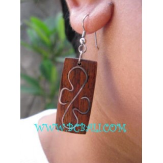 New Designer Earring Woods Steel