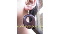 Organic Sono Wood Earring