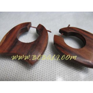 Stick Wooden Earring