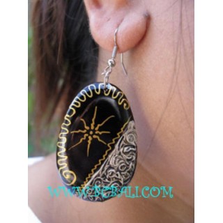 Wooden Black New Fashion Earring