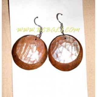 Wooden Earring Ladies Organic