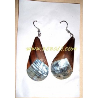 Wooden Earring Shells