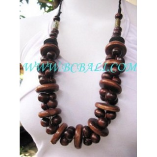 Angela Nature Wood Necklaces