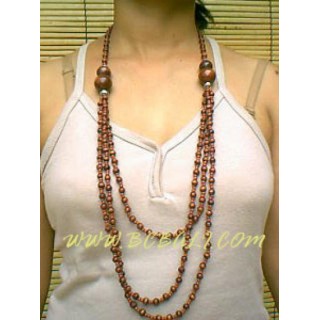 Beads Wooden Necklace