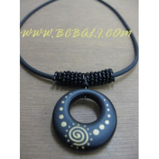 Ebony Painted Necklace