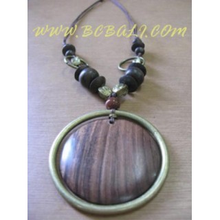 Ebony Wooden Necklace