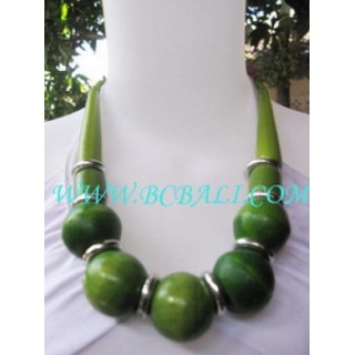 Fashion Ladies Wood Necklaces