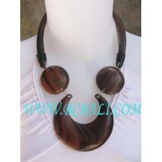 Natural Sono Wood Necklaces