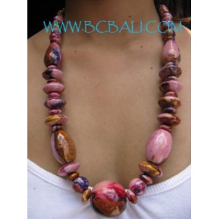 New Fashion Wooden Painted Necklaces