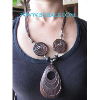 Sono Wooden Necklaces Pendant