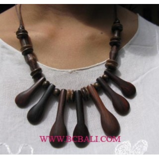 Teak Wood Necklaces