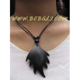 Wooden Carving Necklace