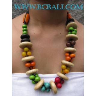 Wooden Color Necklaces Fashion