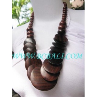 Wooden Jewellery Flat Range Necklaces