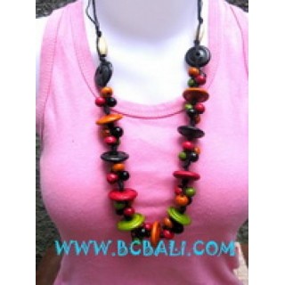 Bead Wooden Necklace