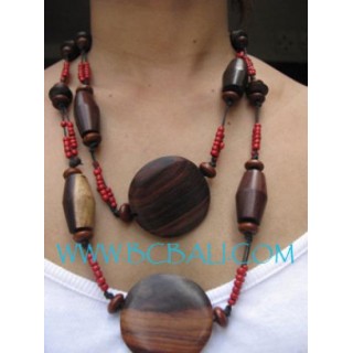 Wooden Sono Beads Necklaces