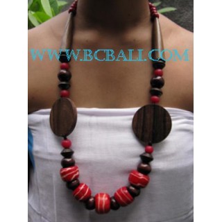 Wooden Sono Glasses Bead Necklaces