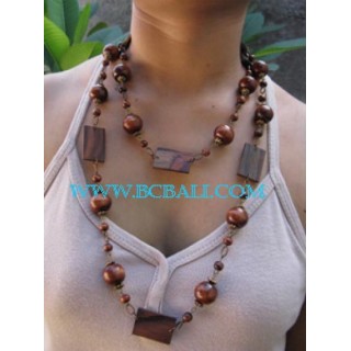 Wooden Sono Necklaces Fashion