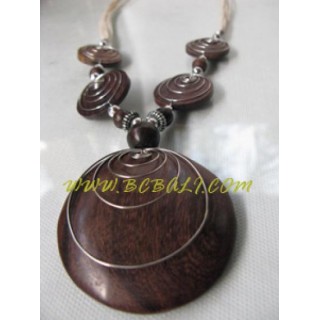 Woods Metal Necklaces