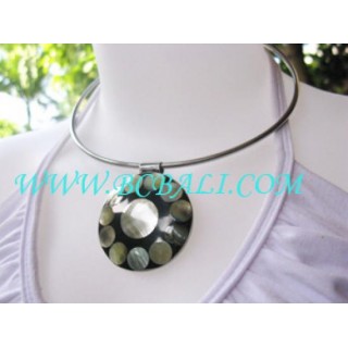 Flower Stainless Shell Choker Necklaces