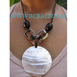 Mother Of Pearl Pendant Necklaces