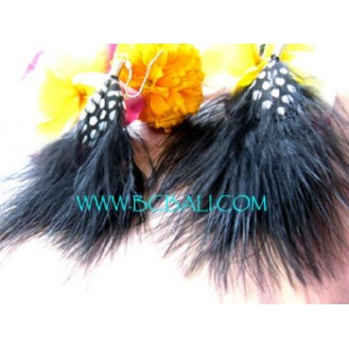 Drop Earrings Feather