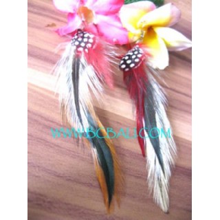 Feather Earrings Bali