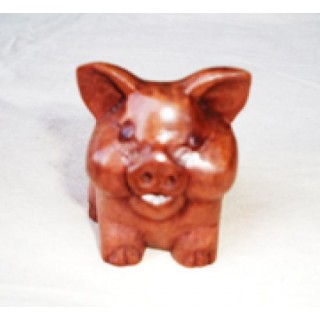 Wooden Pig Animale