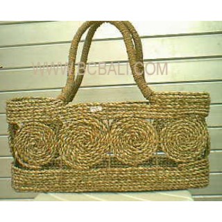 Jute Straw Handbags Natural