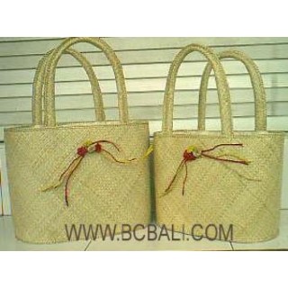 Pandanus Handbag Set 2