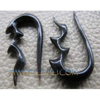 Art Earring Tribal Hooks Sickles Claw