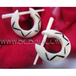 Bone Craft Earring Tattoo