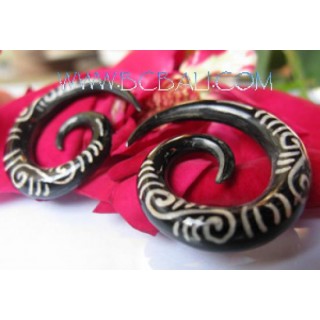 Fashion Tattoo Horn Earring