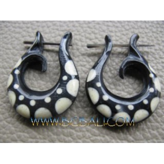 Horn Earring Tattoo Tribal