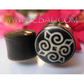 Horn Tattoo Plug Tribal Extreme